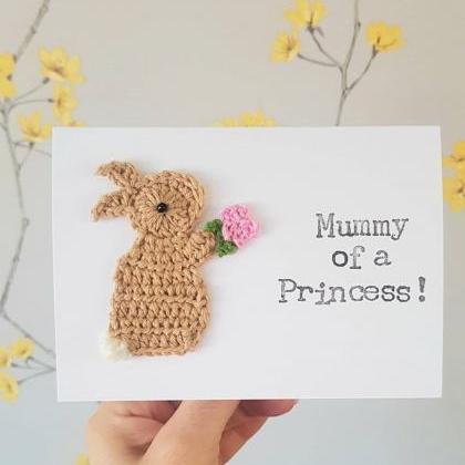 Personalised Handmade 'Mum' Bunny C..