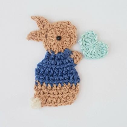 Personalised Handmade Bunny Christening Crochet..
