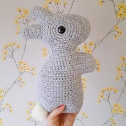 Bunny Crochet Cushion | Easter Bunn..