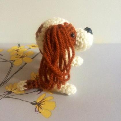 Crochet Toy Animal, Mini Cavalier K..