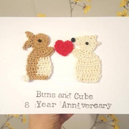 Personalised Anniversary Crochet Ca..