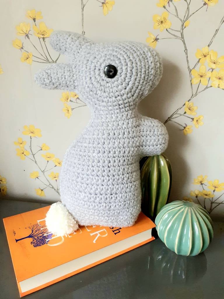 Bunny Crochet Cushion | Easter Bunny Cushion | Decorative Bunny Cushion | Easter Home Decor | Easter Accessories | Bunny Decor | Kids Decor